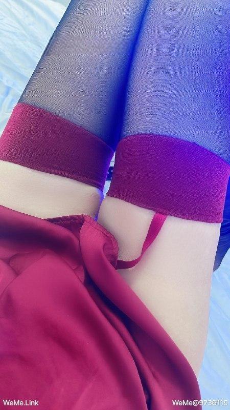 抖音140W粉 #妮好甜 微密圈No.004期 黑丝红吊带【51P+3V】